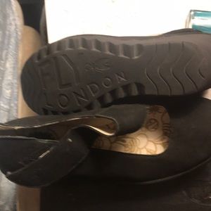 Fly London Black Mary Janes